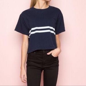 Navy blue brandy Melville tee